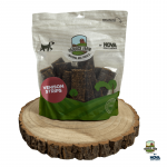 &Scaron;ernienos juostelės skanėstas &scaron;unims &ndash; Wild Boar Strips, 500 g &ndash; Paddock Farm