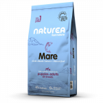 Sausas maistas suaugusiems &scaron;unims ir &scaron;uniukams su la&scaron;i&scaron;a &ndash; Naturea Naturals Adult & Puppies Mare Salmon