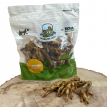 Džiovintos rudos vi&scaron;tos kojos &scaron;unims - Paddock Farm Chicken Feet, 400 g