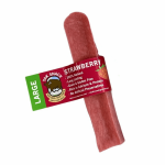 Jako sūris &scaron;unims su bra&scaron;kėmis, Yak Snack Strawberry, L dydis