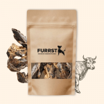 FURRST džiovinta jautienos &scaron;irdis &scaron;unims &ndash; natūralus, baltymų gausus kramtalas, 100g