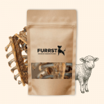 FURRST ėriuko kaklo kaulai &scaron;unims &ndash; natūralus, hipoalerginis kramtalas, 100g
