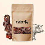 FURRST džiovinti kiaulės &scaron;nipai &scaron;unims &ndash; natūralus, mažo riebumo kramtalas, 100g