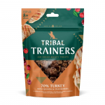 Kalakutienos ir spanguolių skanėstai dresūrai &scaron;unims &ndash; Turkey & Cranberry Trainers, 80 g &ndash; Tribal