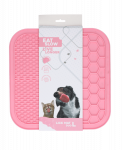 Laižymo kilimėlis &scaron;unims "Lick Mat Duo L Pink", rožinis