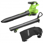 GREENWORKS - PŪSTUVAS-SIURBLYS 40V gd40bvII (tik įrankis)