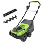 GREENWORKS - SKARIFIKATORIUS - GRĖBLYS II 38cm 24X2V GD24X2SC38II (tik įrankis)