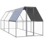 Lauko narvas vi&scaron;čiukams, 2x6x2m, galvanizuotas plienas