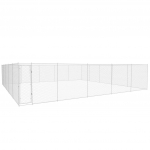 Lauko voljeras &scaron;unims, 950x950x185 cm, galvanizuotas plienas