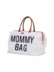 Didelė mamos rankinė - krep&scaron;ys MOMMY BAG, Teddy White, Childhome