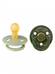 BIBS Čiulptukas Round, 2 vnt.(Holiday leaf sage/hynter green) 0+mėn