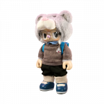 REBEL BEAR Spalvinga beždžionėlė Einstein, 35 cm