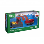BRIO WORLD Nuotoliniu pultu valdomas lokomotyvas