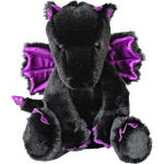 WORLD&acute;S SOFTEST plush toy Midnight Dragon 40 cm