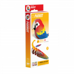 EUGY 3D kartoninis modelis &bdquo;Papūga&ldquo;