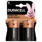 DURACELL &scaron;arminės baterijos D/MN1300, 2 vnt.