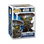 FUNKO POP! Vinilinė figūrėlė: Star Wars: Mandalorian & Grogu - Buddy Embo & Keibu
