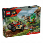 LEGO Jurassic World Velociraptorius ir pabėgimas visureigiu 76972