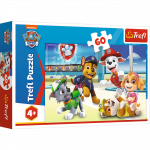 TREFL PAW PATROL Dėlionė &bdquo;&Scaron;uniukai-patruliai&ldquo;, 60 det.
