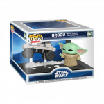 FUNKO POP! Vinilinė figūrėlė: Mandalorian & Grogu - Grogu with Polar Mouse Droid (Moment)