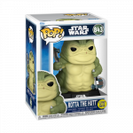 FUNKO POP! Vinilinė figūrėlė: Star Wars: Mandalorian & Grogu - Rotta the Hutt (Glow)