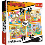 TREFL GARFIELD 4 dėlionių rinkinys