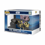 FUNKO POP! Rides DLX: Star Wars: Mandalorian & Grogu - Zeb Orrelios in the Razor Crest