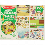 MELISSA & DOUG Daugkartinio naudojimo lipdukų knygelė &bdquo;Gyvūnai ir jų namai&ldquo;