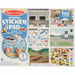 MELISSA & DOUG Daugkartinio naudojimo lipdukų knygelė &bdquo;Transporto priemonės&ldquo;