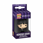 FUNKO POP! Raktų pakabutis: Wednesday - Wednesday Addams (Black Coat)
