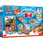 TREFL PAW PATROL 8in1 Mix&play stalo žaidimų rinkinys