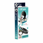 EUGY 3D kartoninis modelis &bdquo;Kačiukas Tuxedo&ldquo;