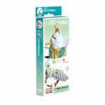 EUGY 3D kartoninis modelis &bdquo;Kačiukas Cottonball&ldquo;