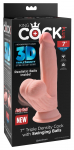 King Cock Plus kcp 7 tdc w swinging balls lig realisti&scaron;kas dildo
