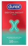Durex gef&uuml;hlsecht Slim x 10 Prezervatyvai