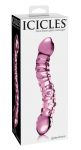 Icicles No. 55 Pink stiklinis dildo