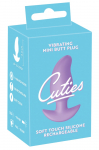 Cuties Vibrating Plug Purple Analinis kai&scaron;tis