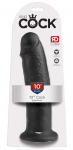 King Cock kc 10" Cock Dark realisti&scaron;kas dildo