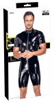 Black Level Men's Short Vinyl Playsuit L vyri&scaron;ka lateksinė apranga