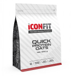 ICONFIT Quick Protein Oats - obuolių ir cinamono skonio, 1 kg