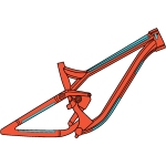 RideWrap Essential MTB rėmo apsauga | Gloss