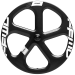 Fast Forward FIVE-T Tubular Track karboninis priekinis ratas | Black - White
