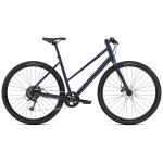 Specialized Sirrus X 1.0 Step-Through fitness dviratis | Satin Deep Marine - Grey Blue, S
