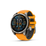 Garmin fēnix&reg; 8 Amoled Titanium - Sapphire i&scaron;manusis laikrodis | 47 mm | Titanium - Spark Orange