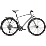 Specialized Sirrus X 3.0 EQ fitness dviratis | Ashen Grey - Black Liquid Metal Reflective, S