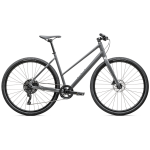 Specialized Sirrus X 3.0 Step-Through fitness dviratis | Ashen Grey - Black Liquid Metal Reflective, S