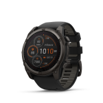 Garmin fēnix&reg; 8 Solar Titanium - Sapphire i&scaron;manusis laikrodis | 51 mm | Carbon Gray - Black