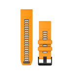 Garmin QuickFit&reg; 26 silikoninė laikrodžio apyrankė | Spark Orange - Graphite