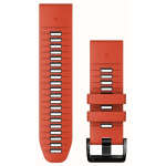 Garmin QuickFit&reg; 26 silikoninė laikrodžio apyrankė | Red - Graphite