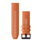 Garmin QuickFit&reg; 26 silikoninė laikrodžio apyrankė | Ember Orange